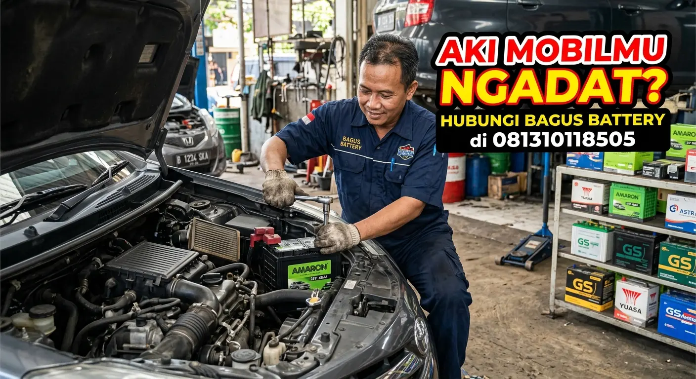 Toko aki bojongsari 081310118505 Bagus Battery